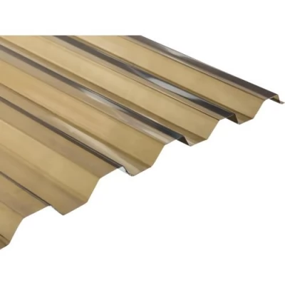 Policarbonat REGALroof Profilat L=1,06x2,5m Bronz deschis UV (Italia)