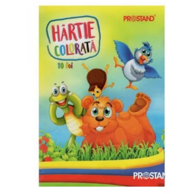 Hirtie colorata A4 80 g/m2 10 cul 10 foi Prostand PR-HC-10 