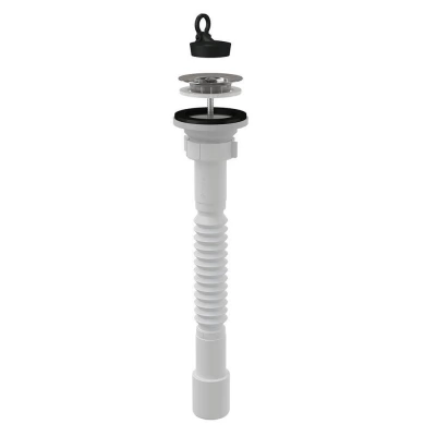 Racord extensibil cu ventil pentru lavoar Alca A750+A31 63" 32/40
