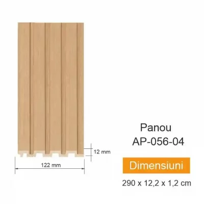 Panou de perete AP 056-04(122x12mm) 17buc