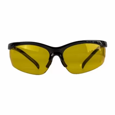 Ochelari de protectie deschisi galbeni cu acoperire anti zgarieturi si protectie UV 