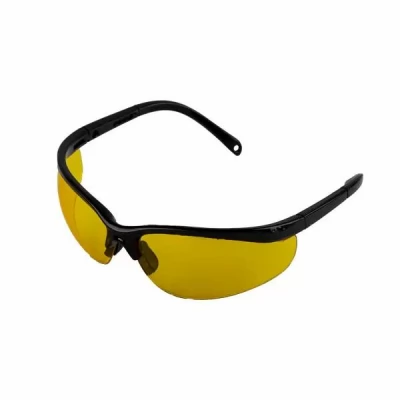 Ochelari de protectie deschisi galbeni cu acoperire anti zgarieturi si protectie UV -thumb-2