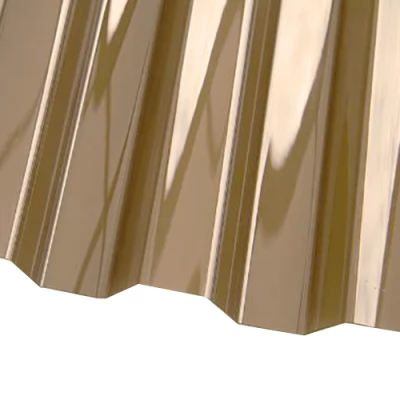 Policarbonat REGALroof Profilat L=1,06x2,0m Bronz UV (Italia)