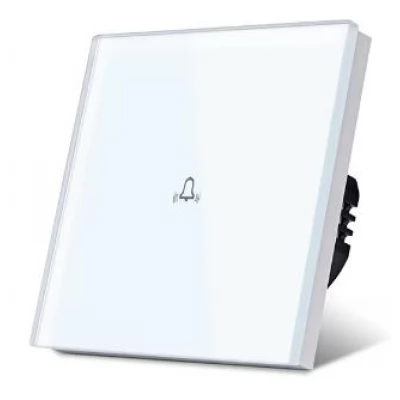 Sonerie ALB touch, suprafața din sticlă, 86x86 / Caligate-thumb-3