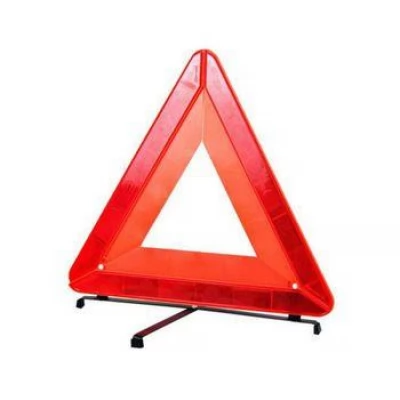 Triunghi semnalizator in husa de plastic