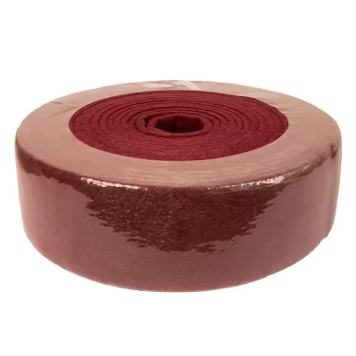 Banda de slefuit, din fibra netesuta 100mm x 10m, roz