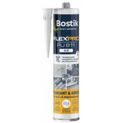 Etansant &amp; Adeziv PU 811 Alb 300ml FLEXPRO