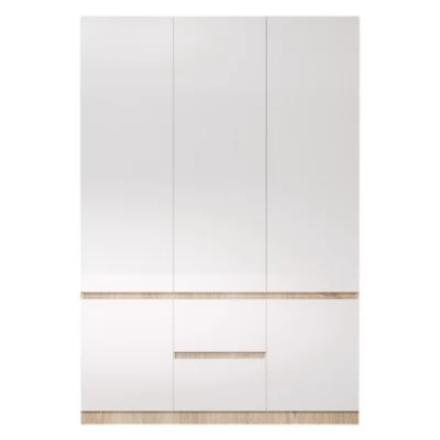 Dulap pentru haine Bayro Harmony 13500x2200x500 cu sertare sonoma