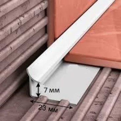 Profil Pvc 7 mm inter 2.5m -thumb-2