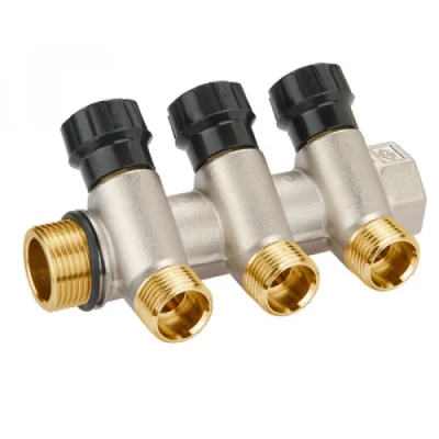 Colector 3/4" x 1/2" 3 ieșiri Bugatti
