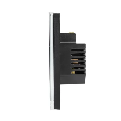 Intrerupator smart NEGRU 2 clape, set WiFi, 1 way/neutral/600w/86x86mm / Caligate-thumb-3