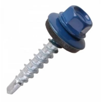 Surub autoforant p/u lemn RAL 5005, 4,8x35_20 buc.