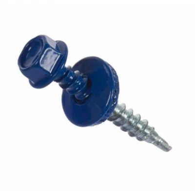 Surub autoforant p/u lemn RAL 5005, 4,8x35_20 buc.-thumb-3