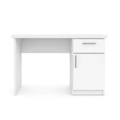 Masa pentru birou director alb 1400mm cu dulapior alb
