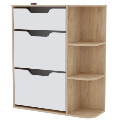 Rafturi pt pantofi Bofigo 18-35-41 Oak/White