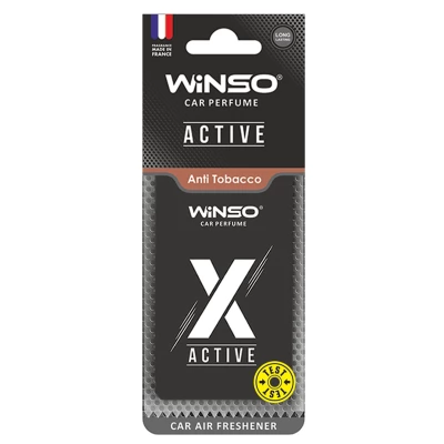WINSO Car Air Frehener X Active Card Tabaco 533410