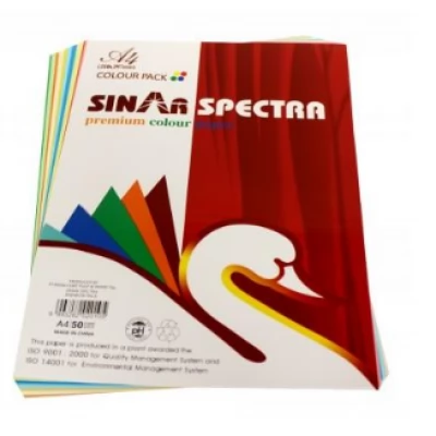 Hirtie colorata A4 10 cul 50foi A-50 