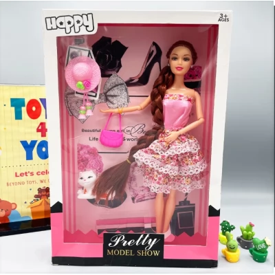 Păpușă cu articulații sferice de 28 cm și accesorii 86-1303