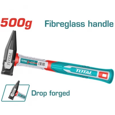 Ciocan lacatus 0.5kg maner fibra de sticla Total TH