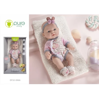 Păpușă din vinil 25 cm „Pure Baby” DF10-046A