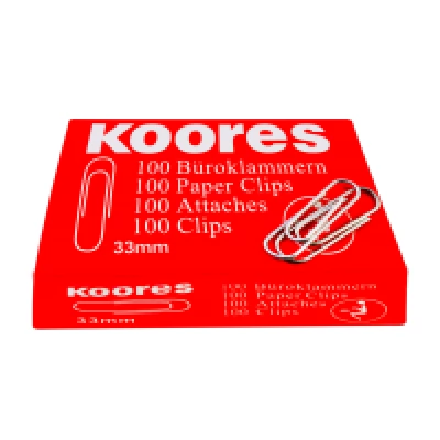 Agrafe KORES 33mm 100buc. 