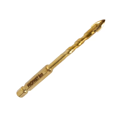 Burghiu cu cap sulita 8/115mm pentru sticla si teracota, hex-prindere
