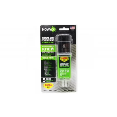 Chit epoxit,doua componente 30gr NOWAX (transparent pentru plactic)