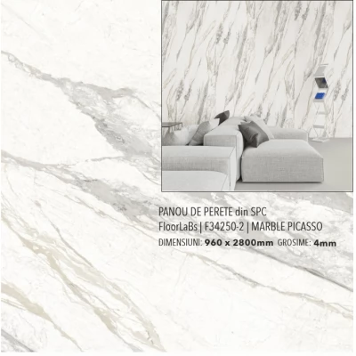 Panou de perete SPC Marble Picasso 2800x960x4mm