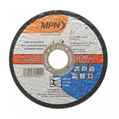 Disc polizare pt metal 115x6x22mm