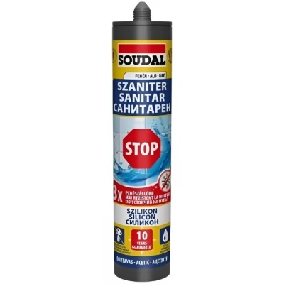 Soudal Silicon sanitar Stop Antracit 280ml
