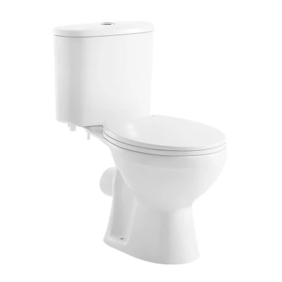 Vas WC compact Nomi Libero Rimless alim. infer. orizontal Soft close PP