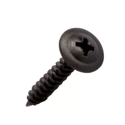 Surub cu cap plat si saiba, pe metal 0,9mm, fosfatat 4,2x25_50 buc.