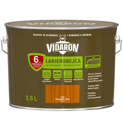 Lac VIDARON L04 nuc italian 2,5L, lac-bait pt lemn.