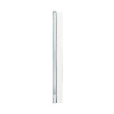 PANOU DIN STICLA touch ALB, 2 clape + 1 slot pt priza / 86x157mm / Caligate-thumb-3