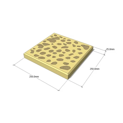Nuca 25x25x2.5 Galben