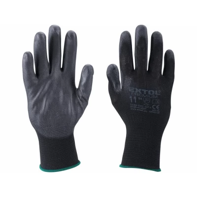 Mănuși de poliester, negre 10"
