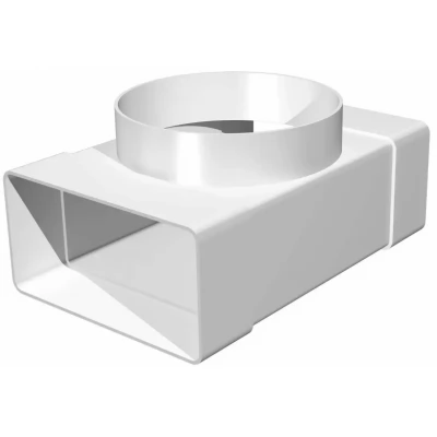 Conector tip T pentru canale plate cu ieșire rotundă 5,5х11 D100