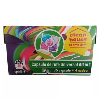 Capsule de spalat Clean House Universal, 5 in 1