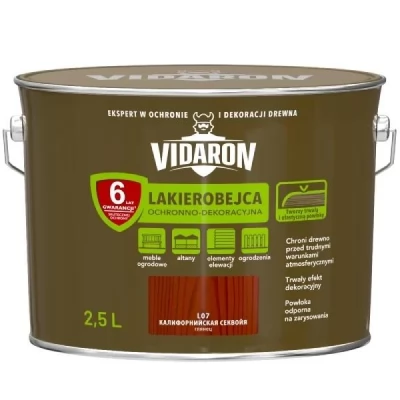 Lac VIDARON L07 secquoia californiana 2,5L lac-bait pt lemn.