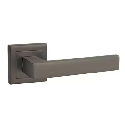 Maner pentru usa P05, p/u usi interne, aluminiu, baza patrata, culoarea grafit