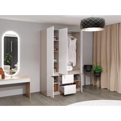 dulap-pentru-haine-bayro-harmony-1350x2200x550-cu-sertare-gri-piatra-thumb-3