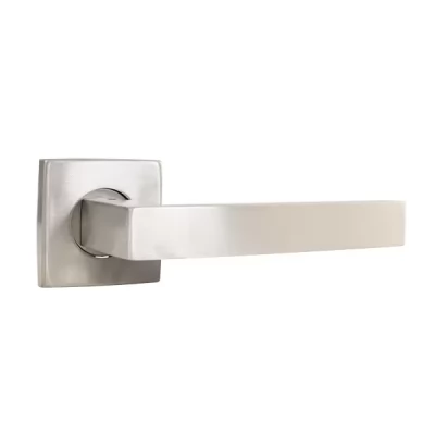 Maner pentru usa P10, pentru usi interne, inox, baza patrata