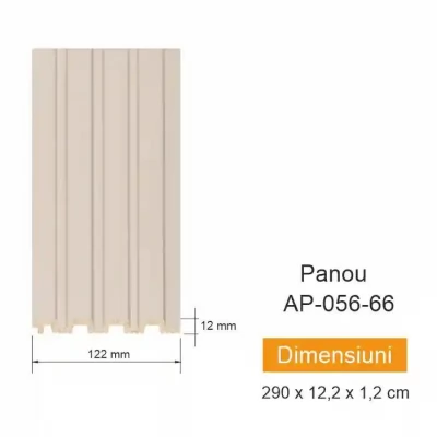 Panou de perete AP 056-66(122x12mm) 17buc