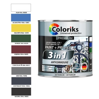 Grund Email 3/1 Prem.Coloriks 2,7kg Albastru Ral