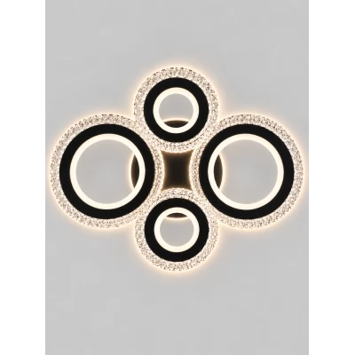 Lustra TY-ZL85-2+2 BK RGB 96W+22W 540*370*110