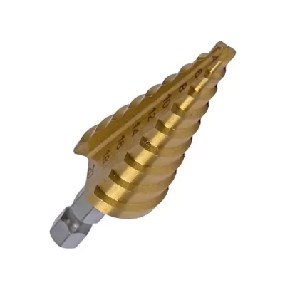 Burghiu conic in trepte 4-32mm p/u metal, coada hexagonala