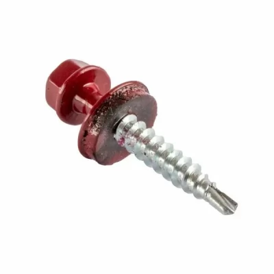 Surub autoforant p/u lemn RAL 8017, 4,8x55_20 buc.-thumb-2