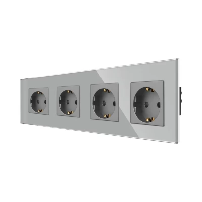 Priza GRI, cvadruplu, 16A / 86x299mm / Caligate-thumb-1