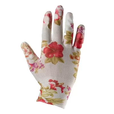manusi-pentru-gradinarit-din-poliester-cu-flori-acoperire-poliuretan-turnare-incompleta-8quot--thumb-2