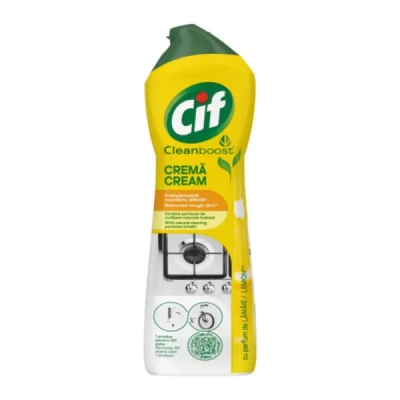 Cif Crema suprafete bucatarie 500ml Lemon